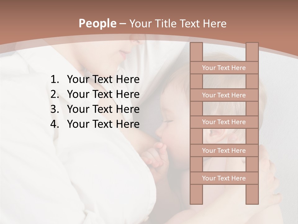 Beautiful Boy Healthy PowerPoint Template