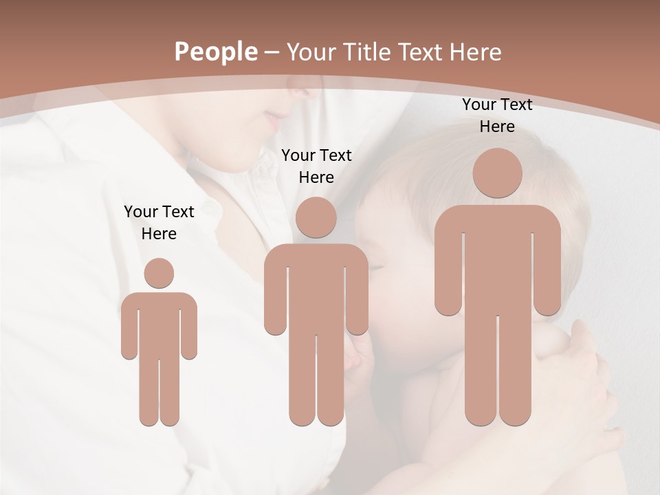 Beautiful Boy Healthy PowerPoint Template