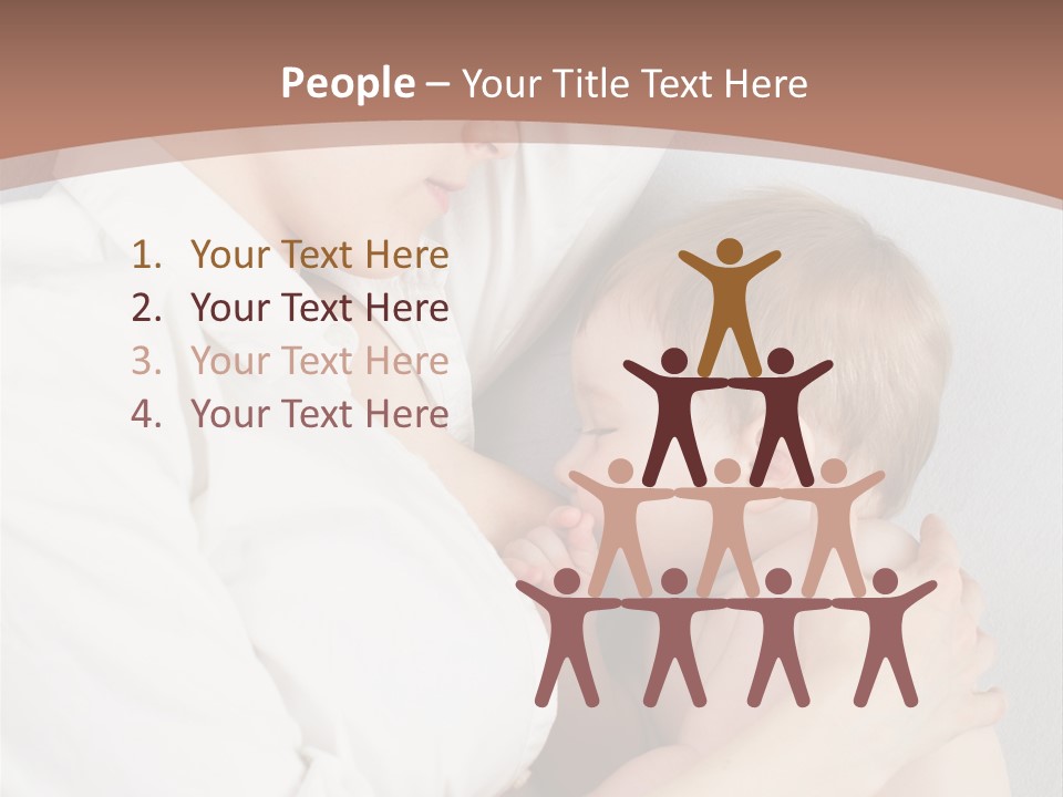 Beautiful Boy Healthy PowerPoint Template