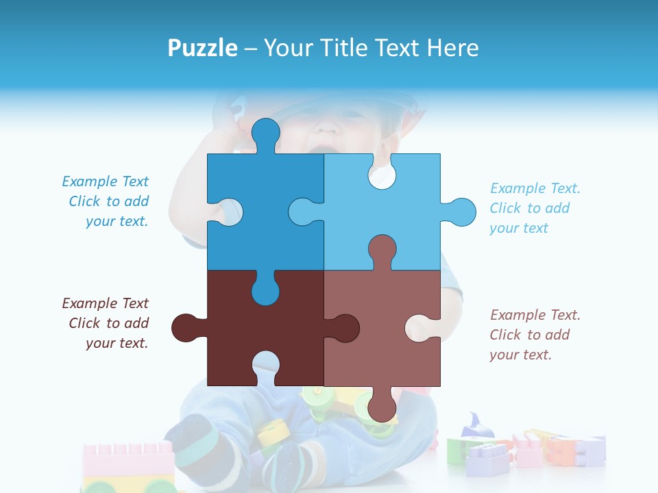 Happiness Toddler Kid PowerPoint Template
