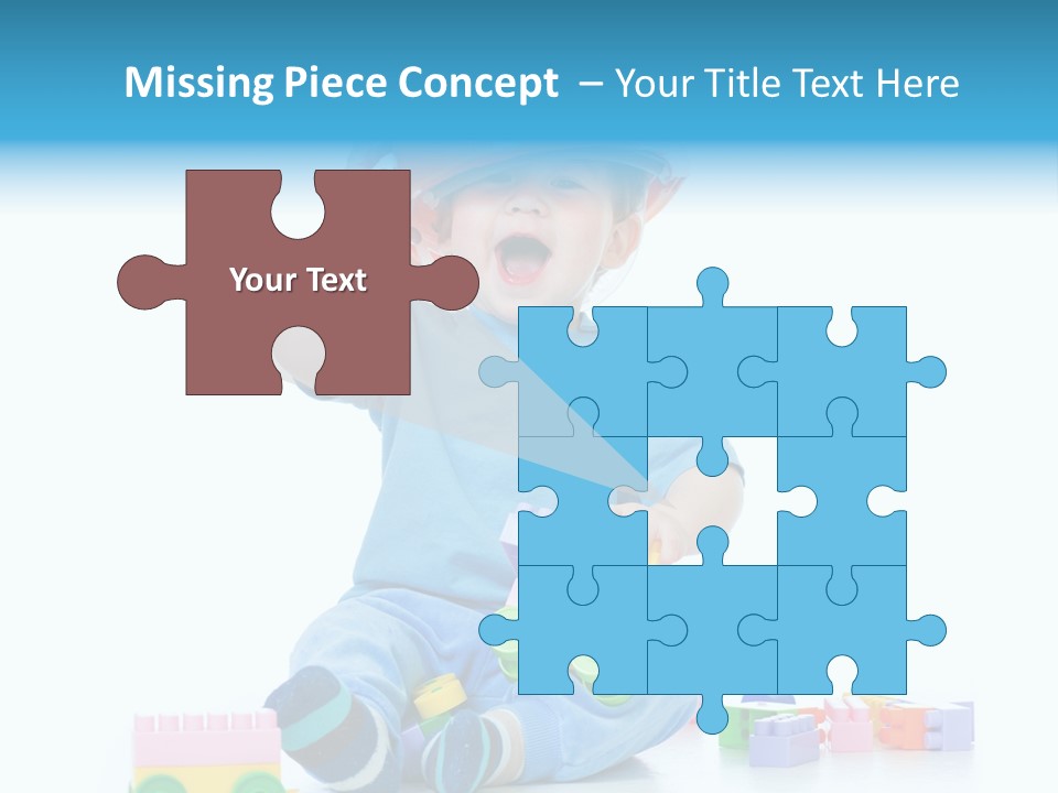 Happiness Toddler Kid PowerPoint Template