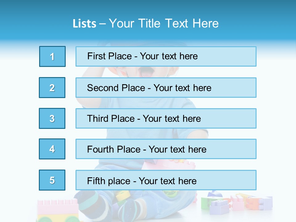 Happiness Toddler Kid PowerPoint Template