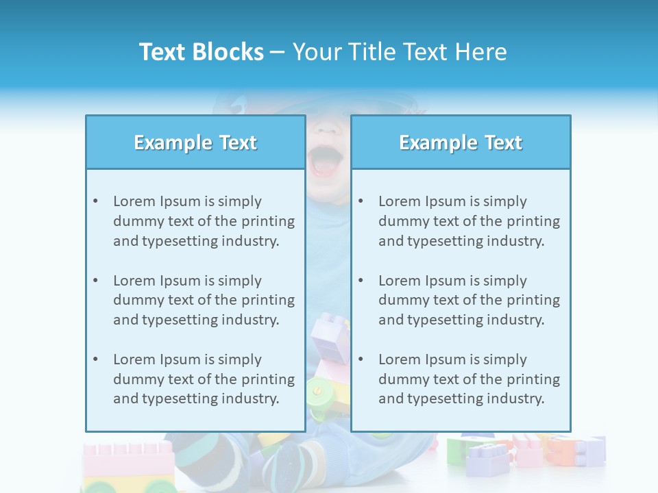 Happiness Toddler Kid PowerPoint Template