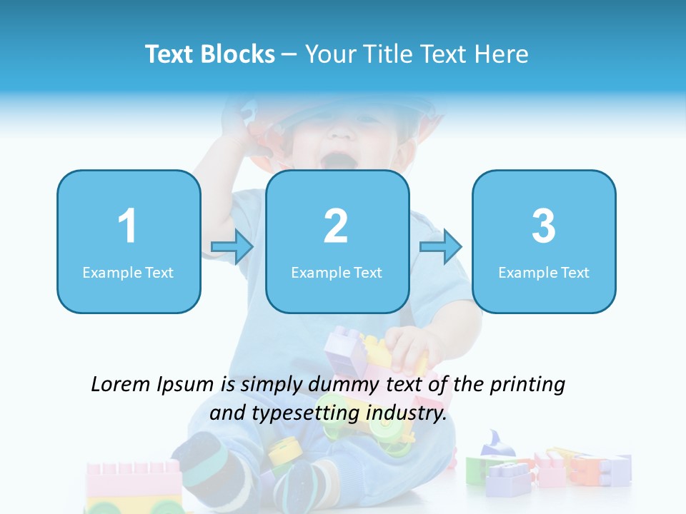 Happiness Toddler Kid PowerPoint Template