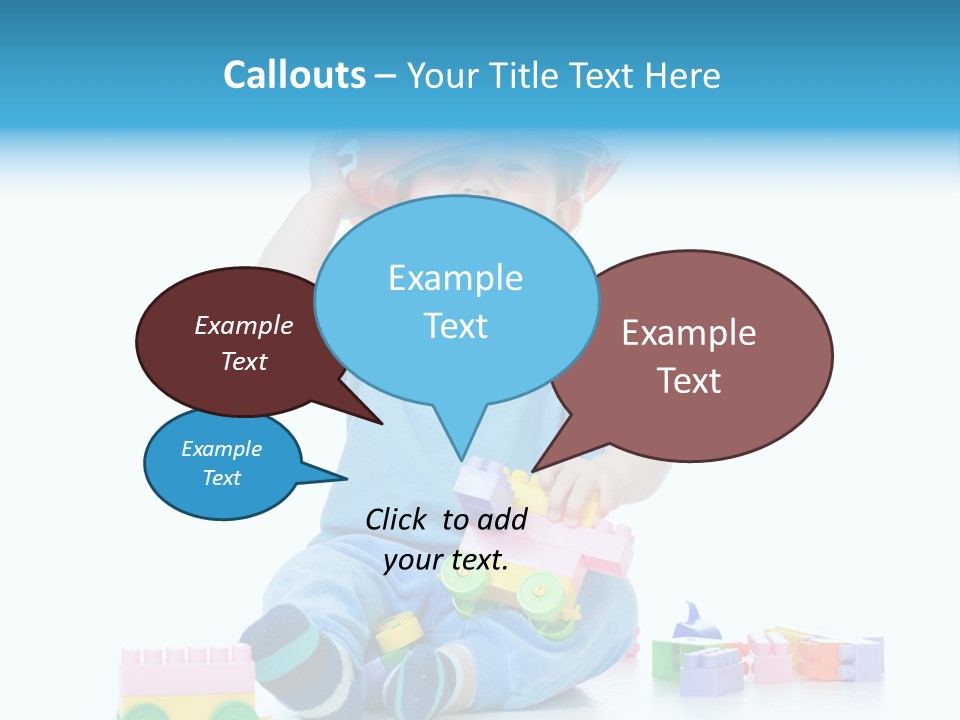 Happiness Toddler Kid PowerPoint Template