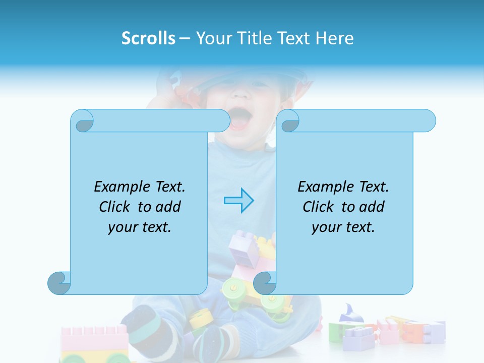 Happiness Toddler Kid PowerPoint Template