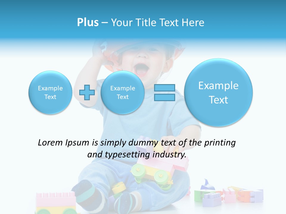 Happiness Toddler Kid PowerPoint Template