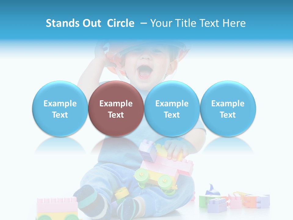 Happiness Toddler Kid PowerPoint Template