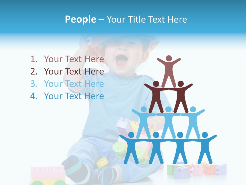 Happiness Toddler Kid PowerPoint Template