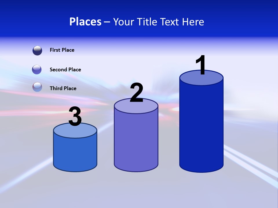 Line Flash Shot PowerPoint Template
