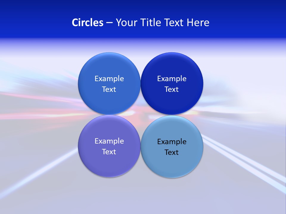 Line Flash Shot PowerPoint Template