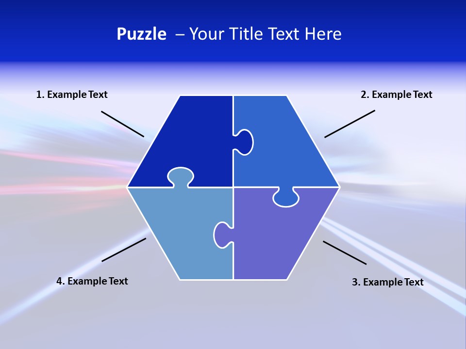 Line Flash Shot PowerPoint Template