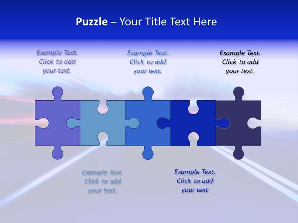 Line Flash Shot PowerPoint Template