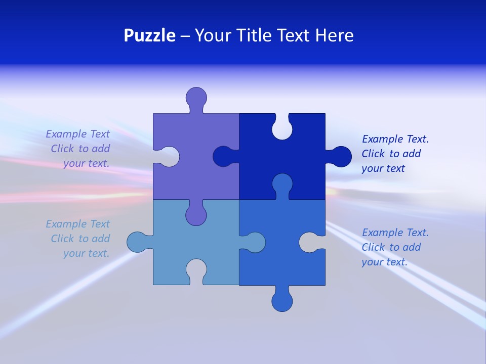 Line Flash Shot PowerPoint Template