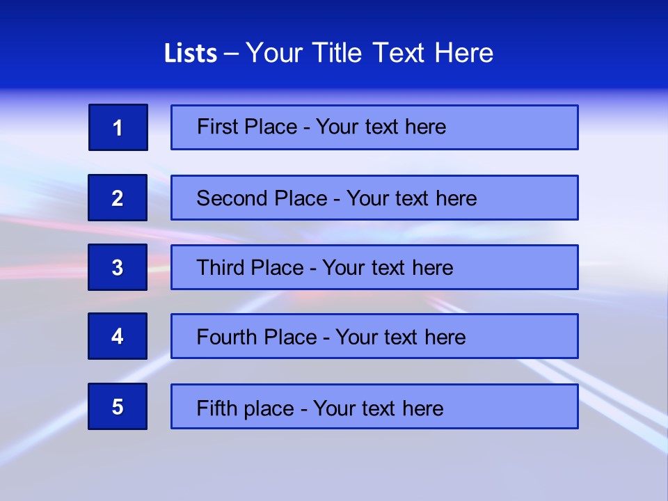 Line Flash Shot PowerPoint Template