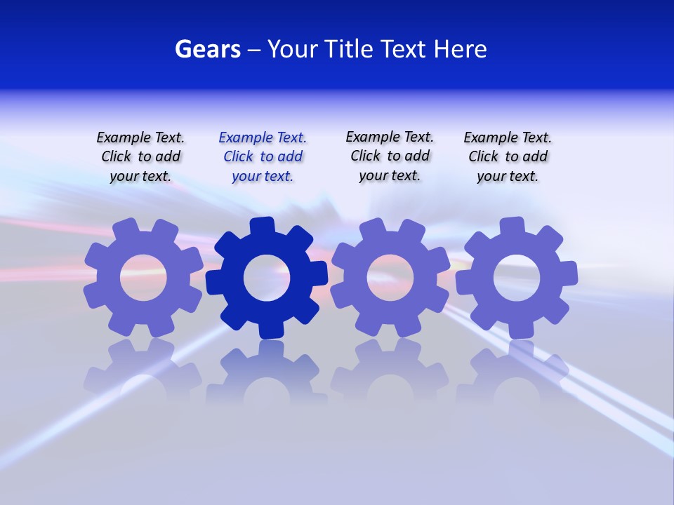 Line Flash Shot PowerPoint Template