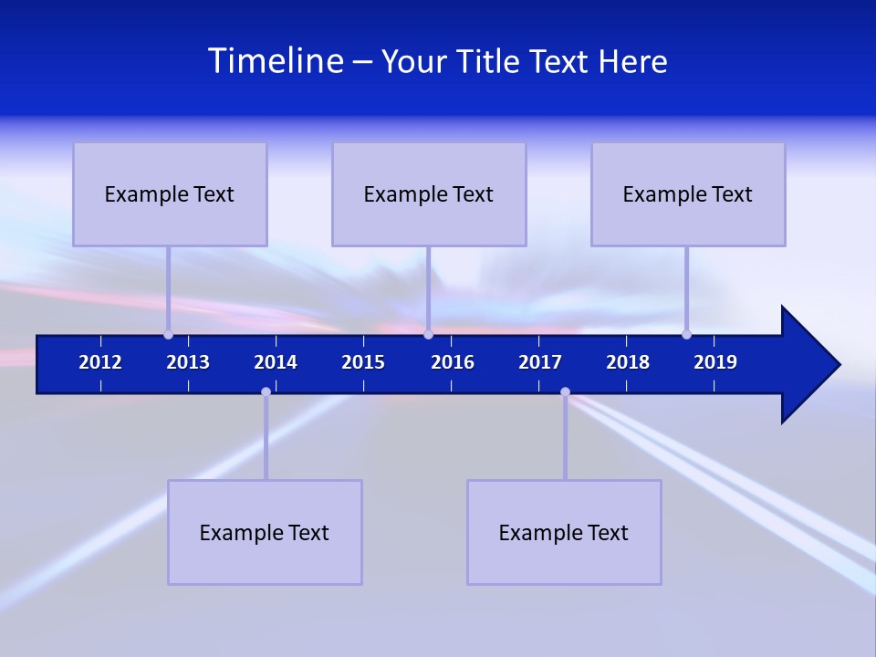 Line Flash Shot PowerPoint Template