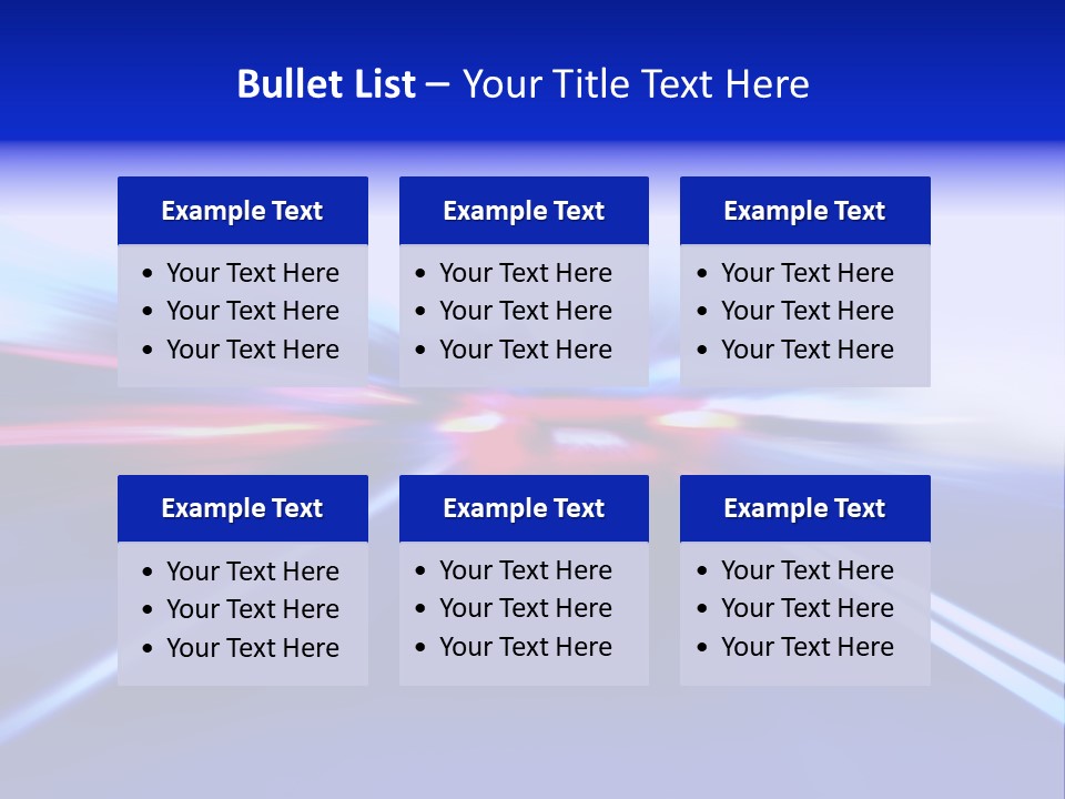 Line Flash Shot PowerPoint Template