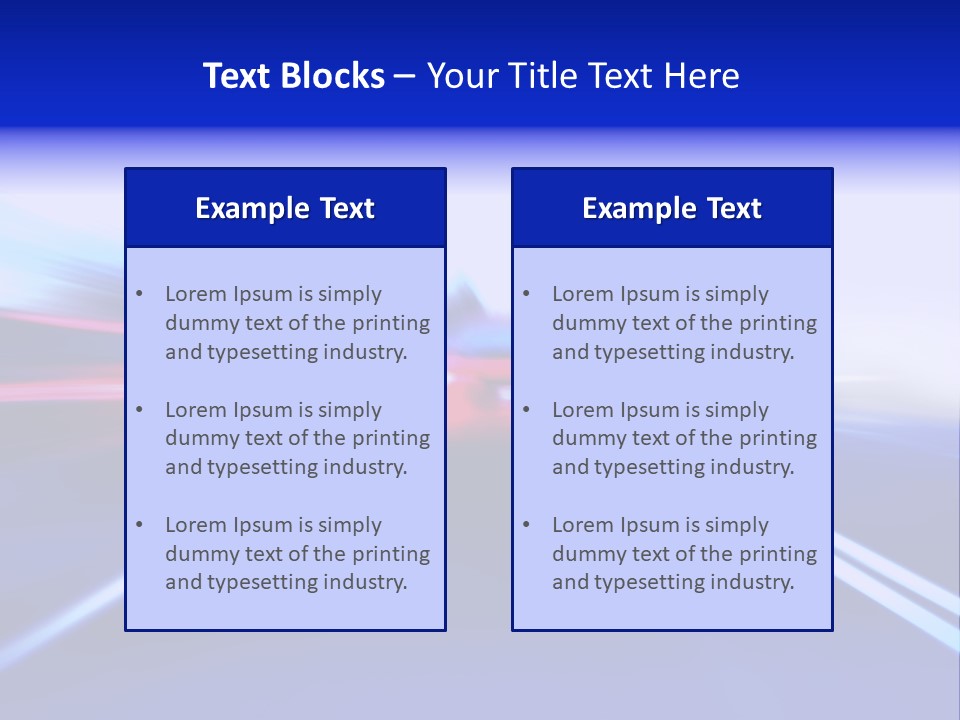 Line Flash Shot PowerPoint Template