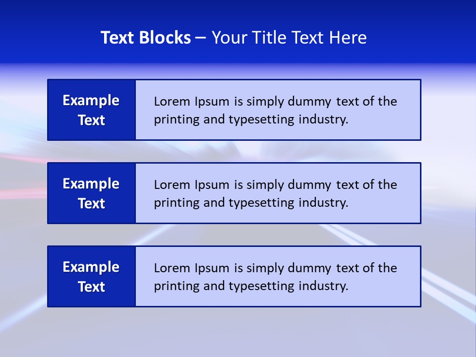 Line Flash Shot PowerPoint Template