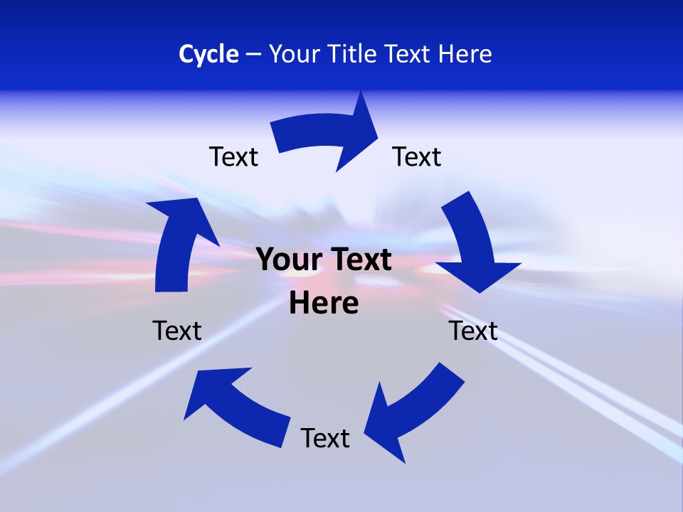 Line Flash Shot PowerPoint Template