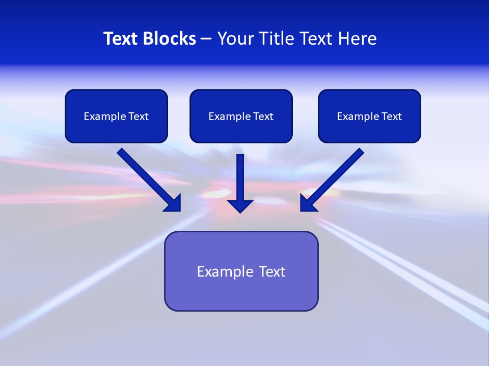 Line Flash Shot PowerPoint Template