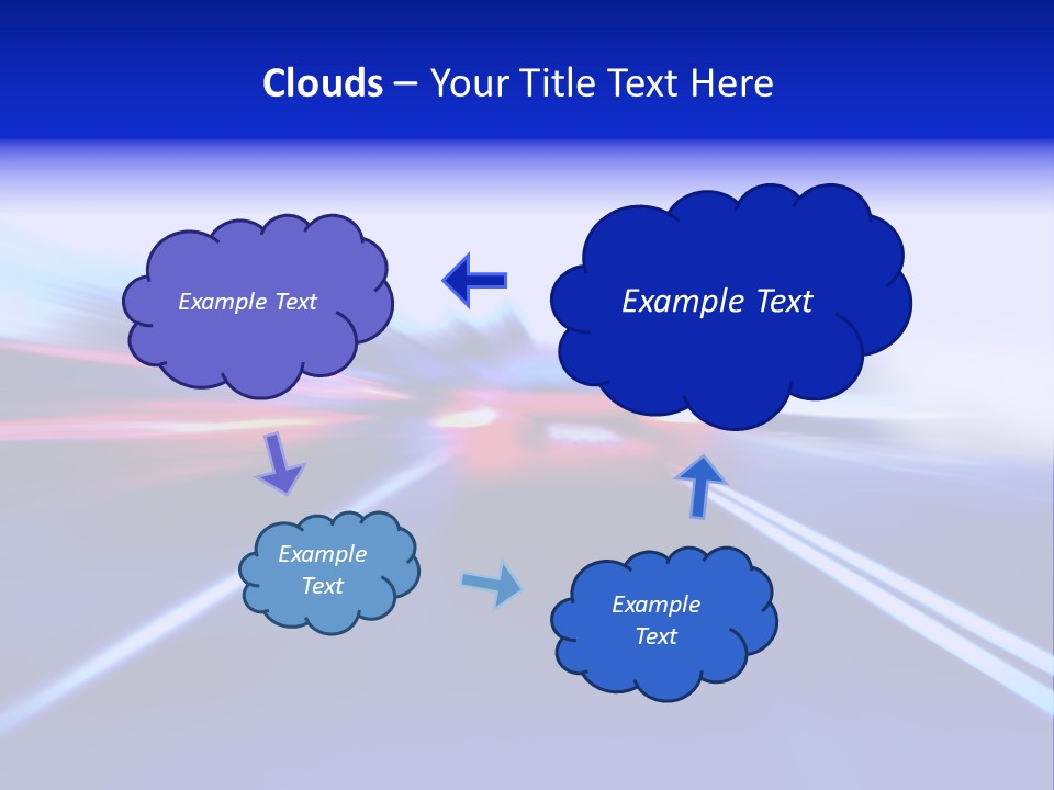 Line Flash Shot PowerPoint Template