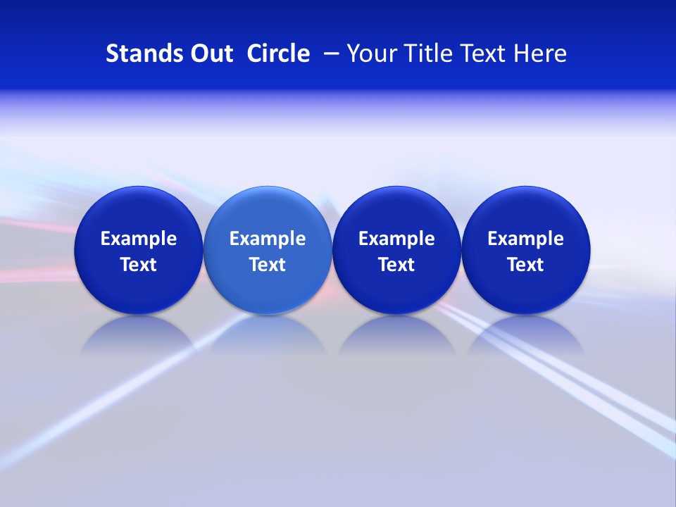 Line Flash Shot PowerPoint Template