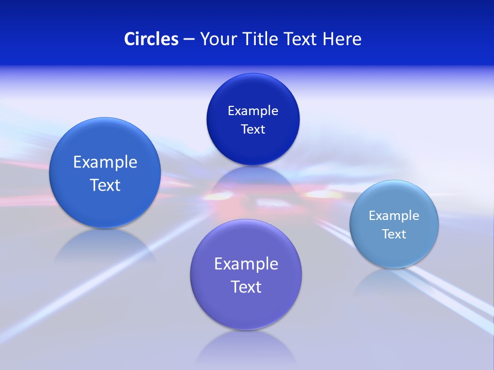 Line Flash Shot PowerPoint Template