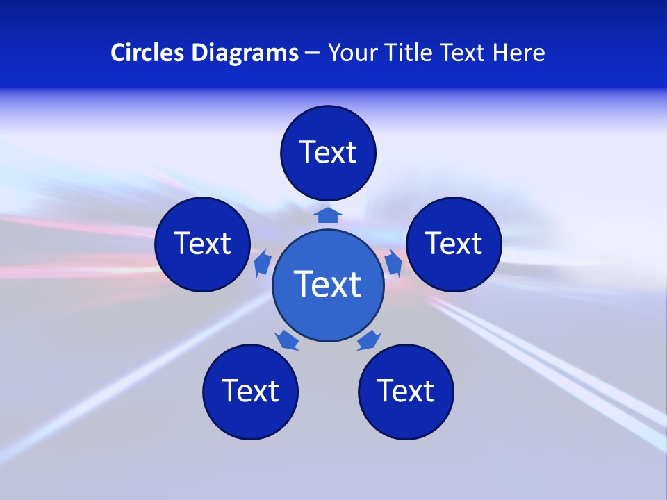 Line Flash Shot PowerPoint Template
