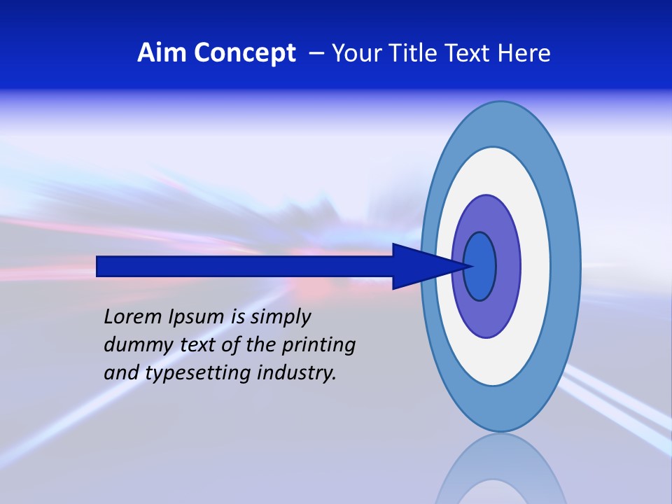 Line Flash Shot PowerPoint Template