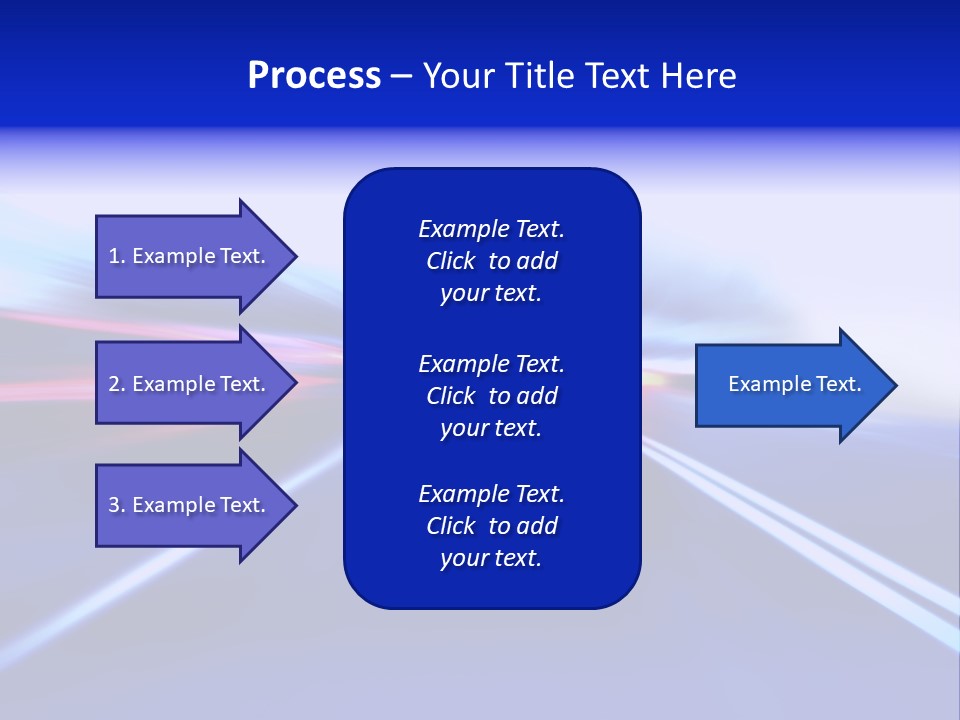 Line Flash Shot PowerPoint Template