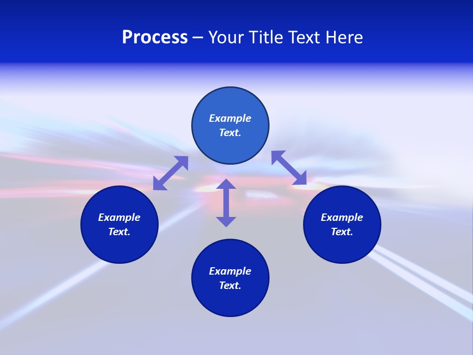 Line Flash Shot PowerPoint Template