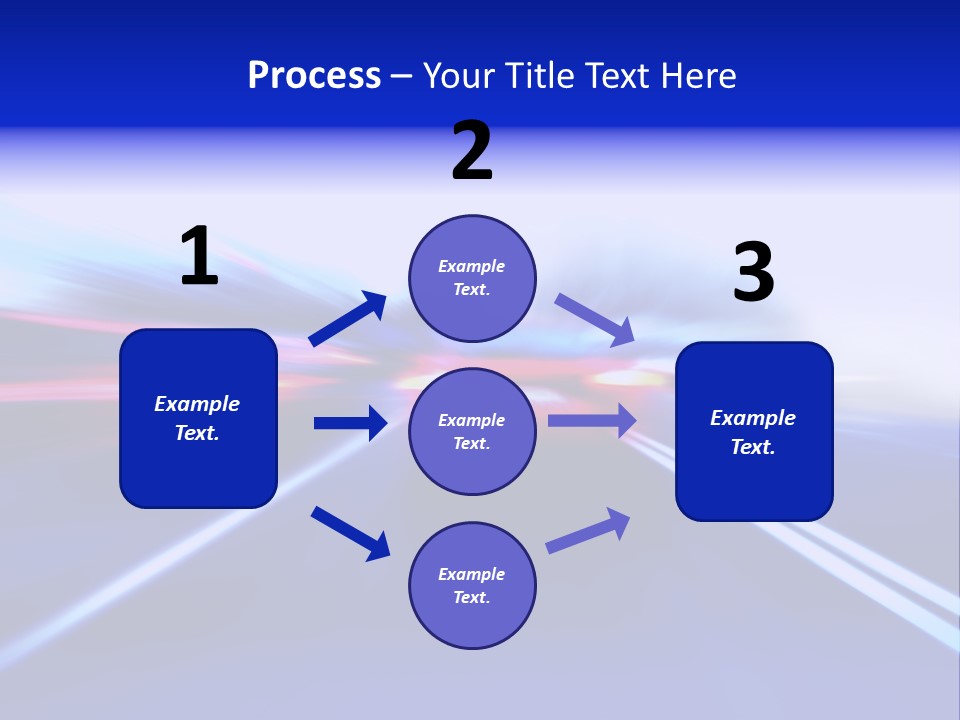 Line Flash Shot PowerPoint Template