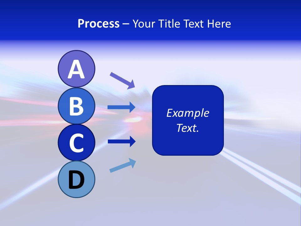 Line Flash Shot PowerPoint Template