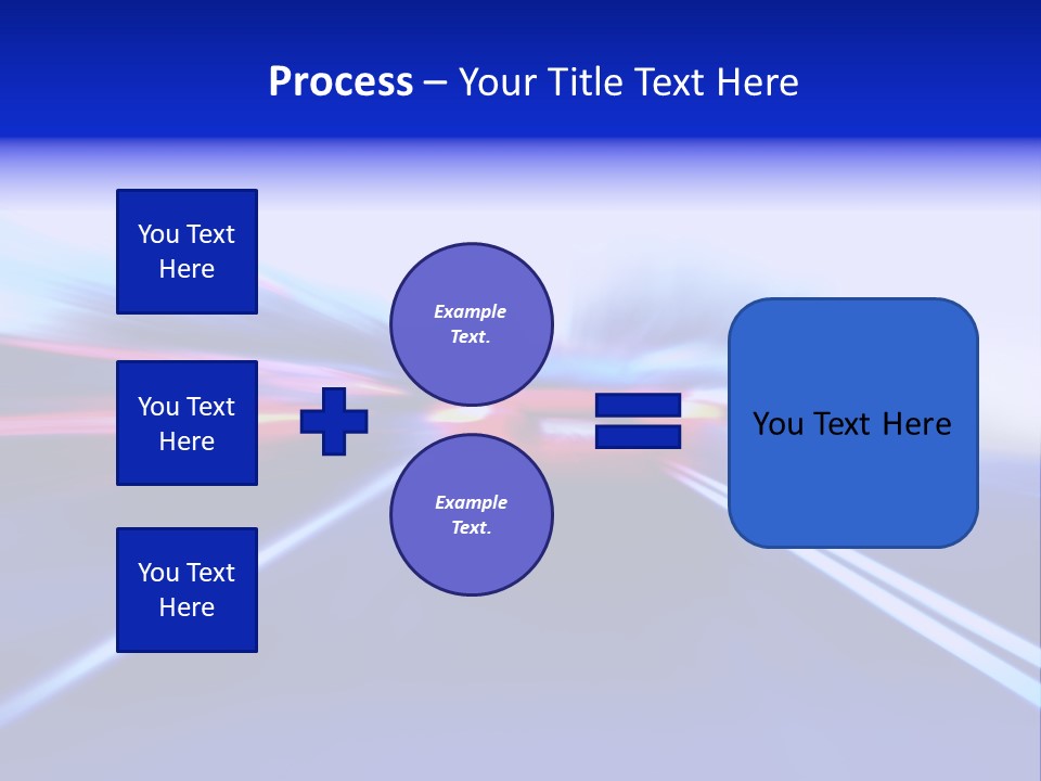 Line Flash Shot PowerPoint Template