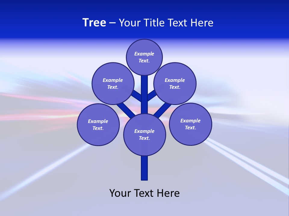 Line Flash Shot PowerPoint Template