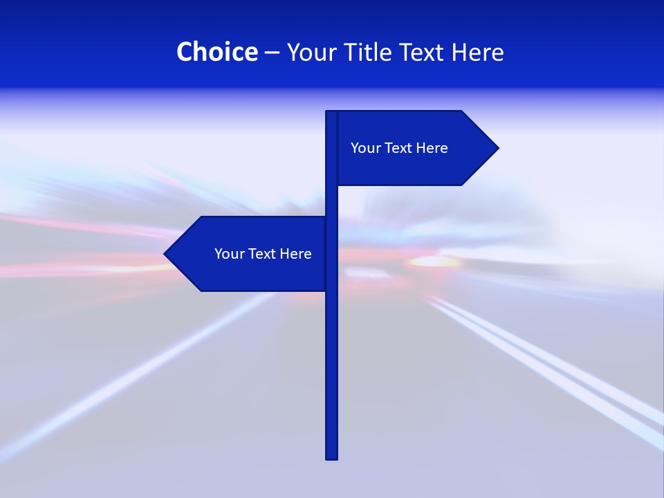 Line Flash Shot PowerPoint Template