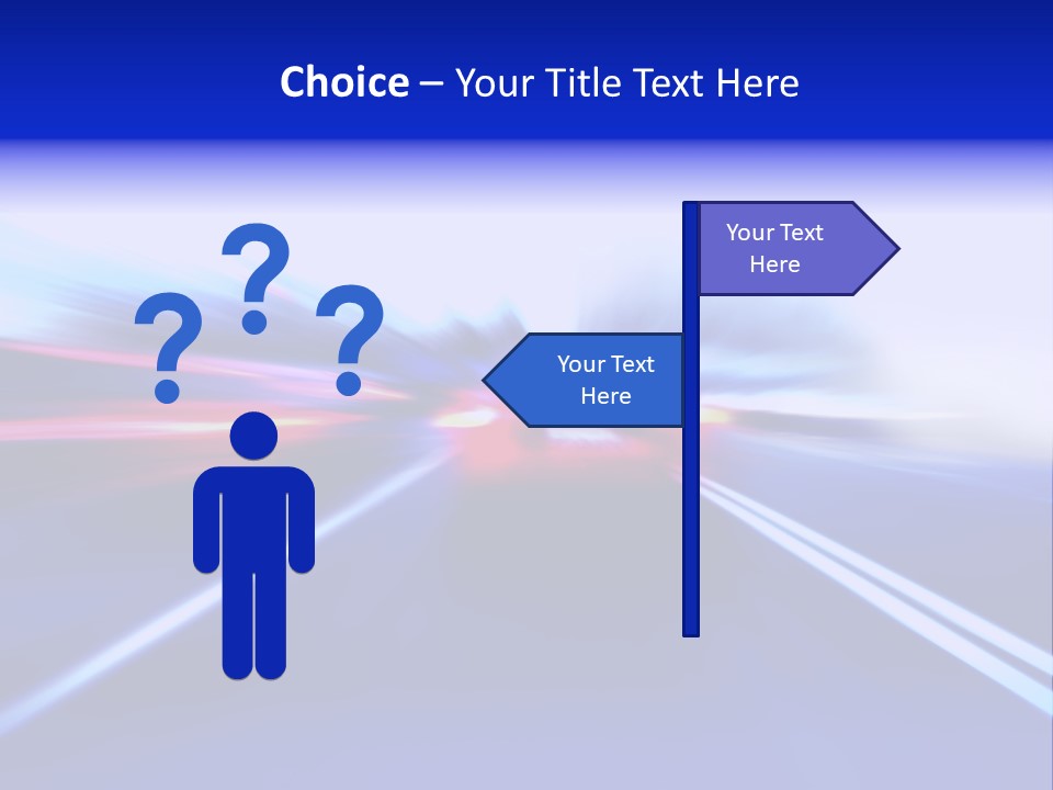 Line Flash Shot PowerPoint Template