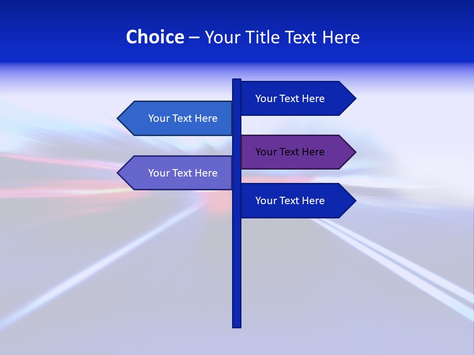 Line Flash Shot PowerPoint Template
