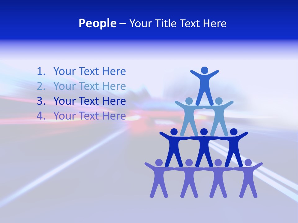 Line Flash Shot PowerPoint Template