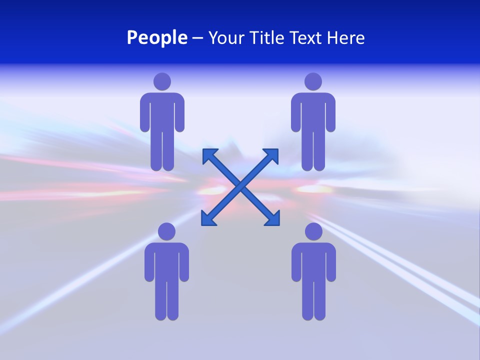 Line Flash Shot PowerPoint Template