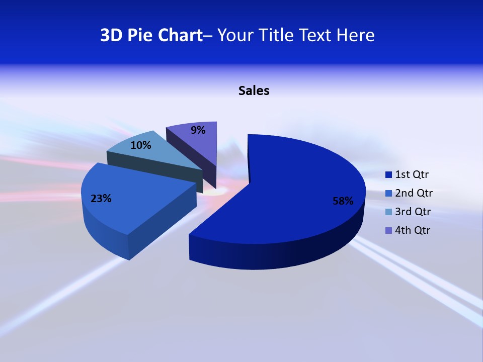 Line Flash Shot PowerPoint Template