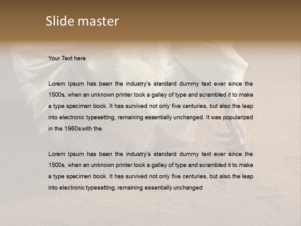 Jesuschrist Religious Life PowerPoint Template