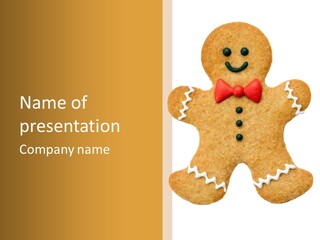 Home Baked Treat Festive PowerPoint Template