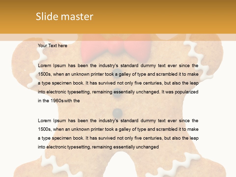 Home Baked Treat Festive PowerPoint Template