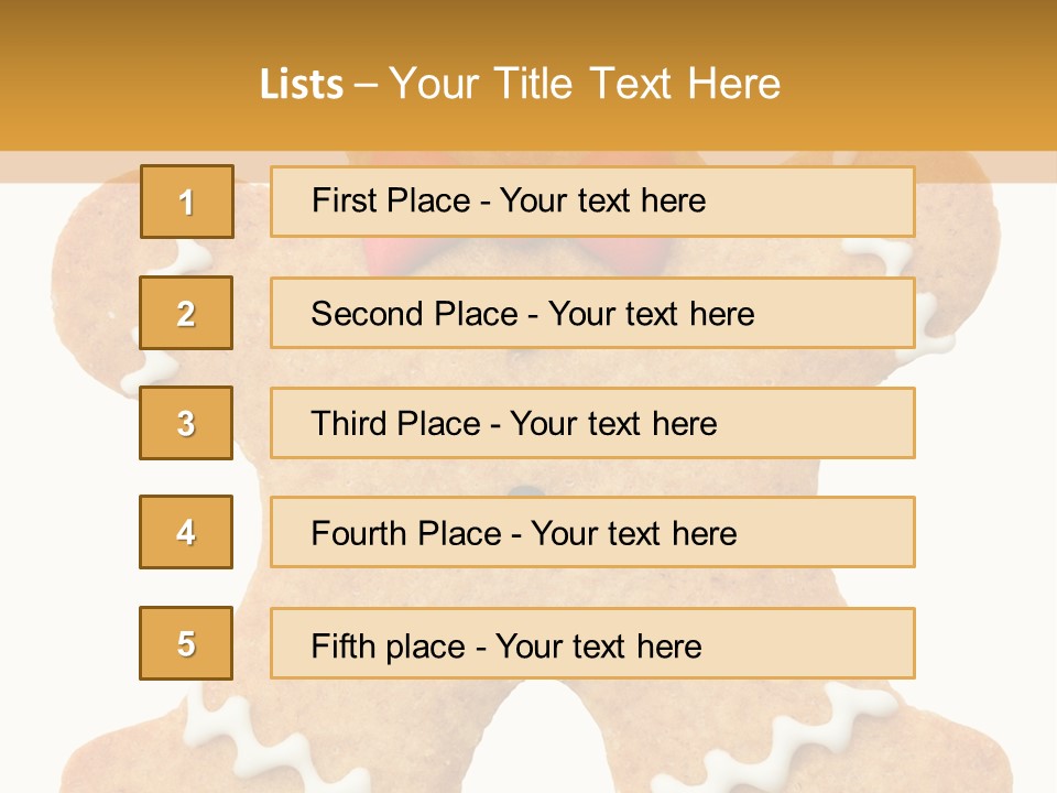 Home Baked Treat Festive PowerPoint Template