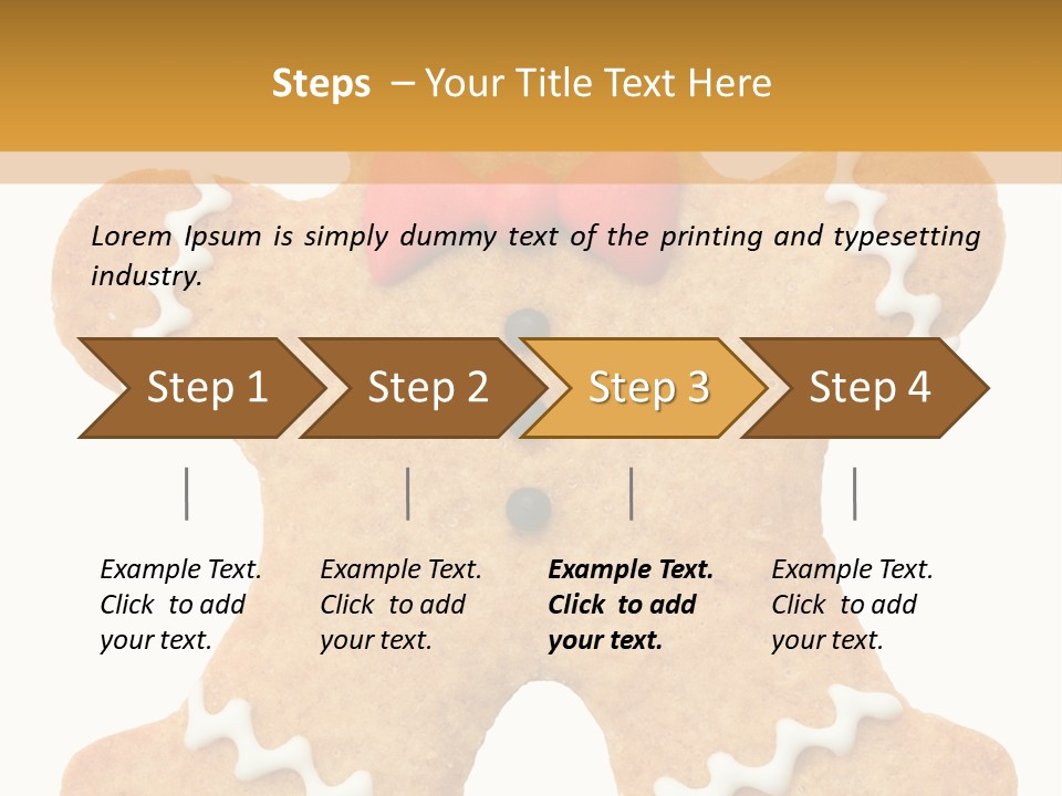 Home Baked Treat Festive PowerPoint Template