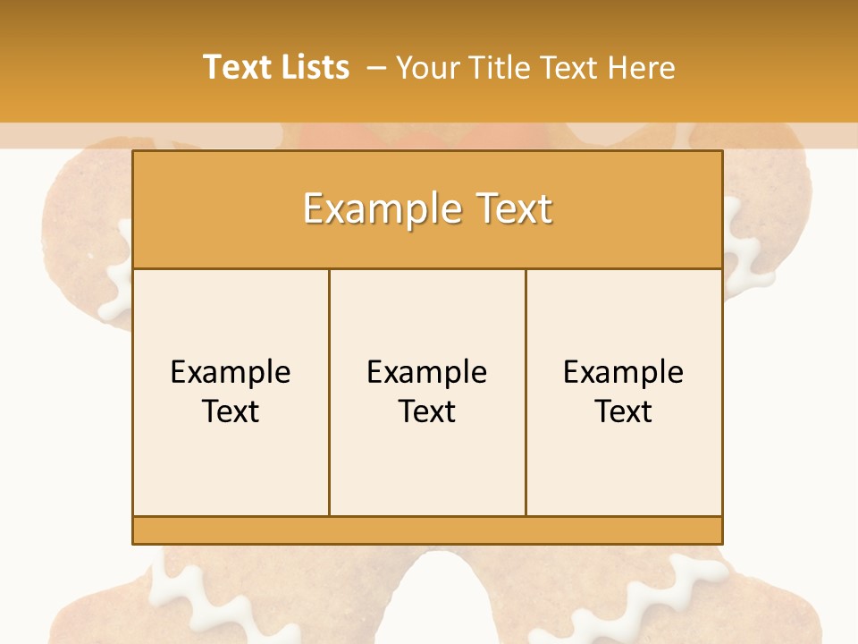 Home Baked Treat Festive PowerPoint Template