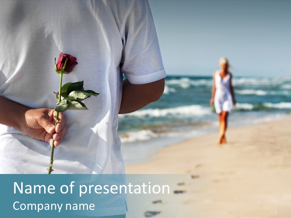 Wave Bliss Seashore PowerPoint Template